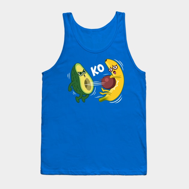 Avocado vs Banana Tank Top by albertocubatas